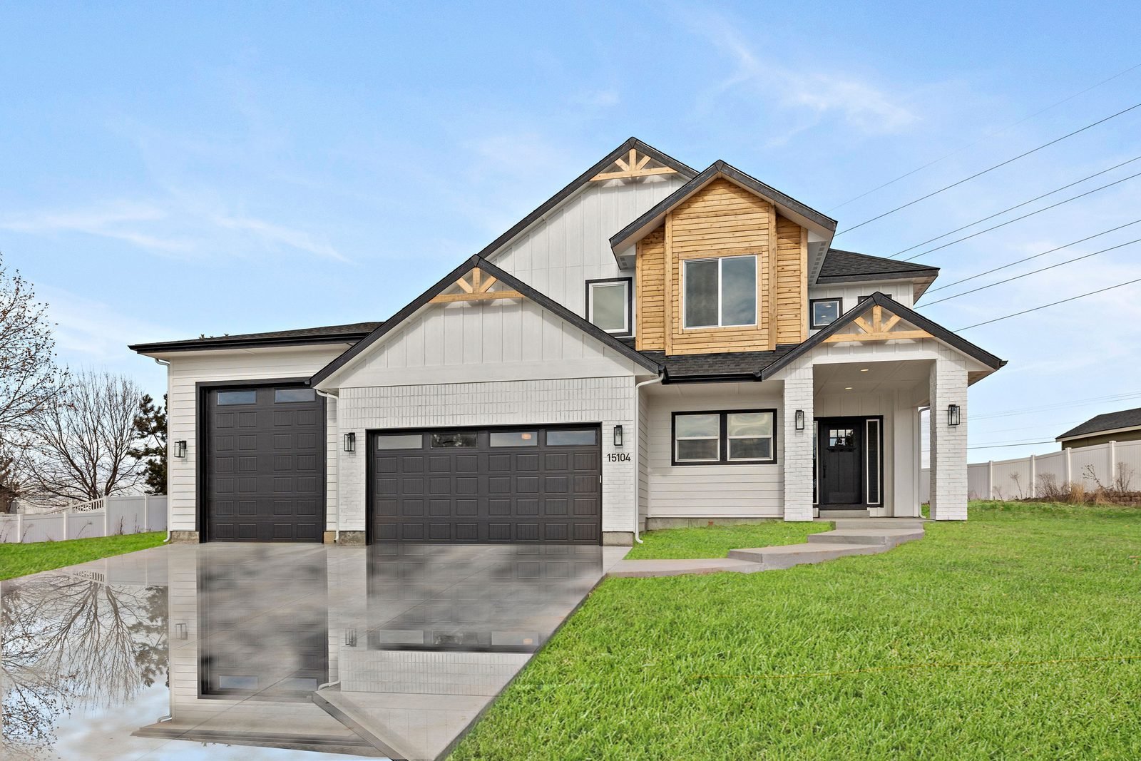 The Daisy, a two-story custom home built by Albertson Construction in Middleton